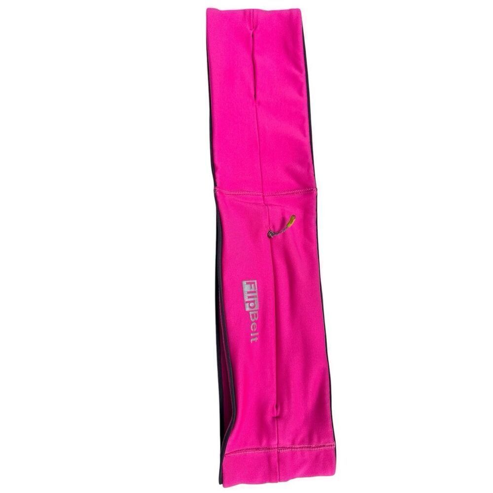 Hot pink running flip belt